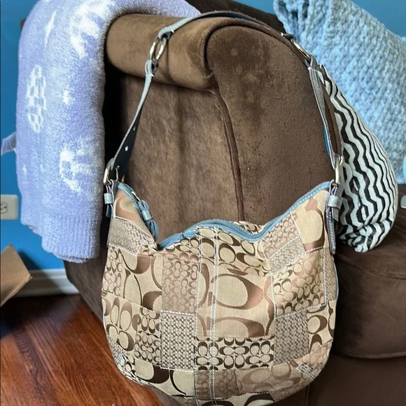 バッグ Coach Soho Patchwork Python Bag brown Coach | Bags | Coach Soho Patchwork And Python Hobo Bag